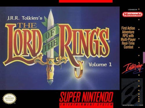 Lord of the Rings Volume 1 SNES Used Cartridge Only
