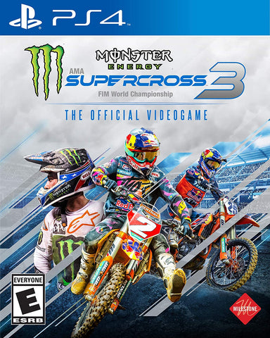Monster Energy Supercross 3 PS4 New