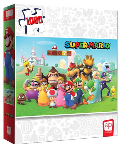 Super Mario Mushroom Kingdom 1000 Piece Puzzle New