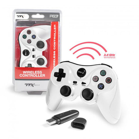 PS3 Controller Wireless Ttx White New