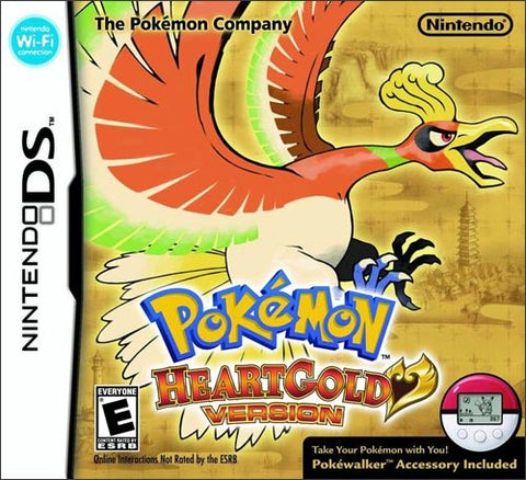 Pokemon Heart Gold Bundle With Case, Manual, Pokewalker & Cardboard Box DS Used