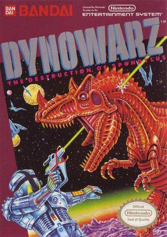 Dynowarz The Destruction of Spondylus NES Used Cartridge Only