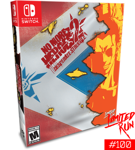 No More Heroes 2 Desperate Struggle Collector's Edition LRG Switch New