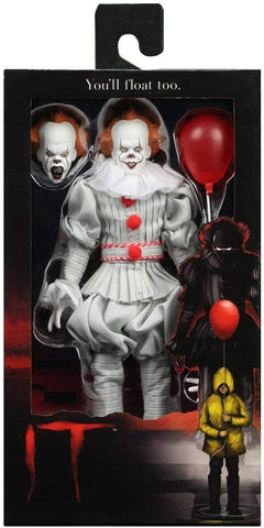 It The Movie 2017 Retro Pennywise Clothed Neca Figure New