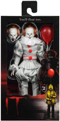 It The Movie 2017 Retro Pennywise Clothed Neca Figure DISCOUNTED New