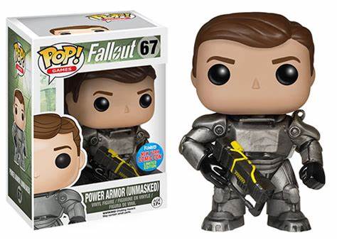 Funko Pop Games Fallout Power Armor Unmasked New York Comic Con New