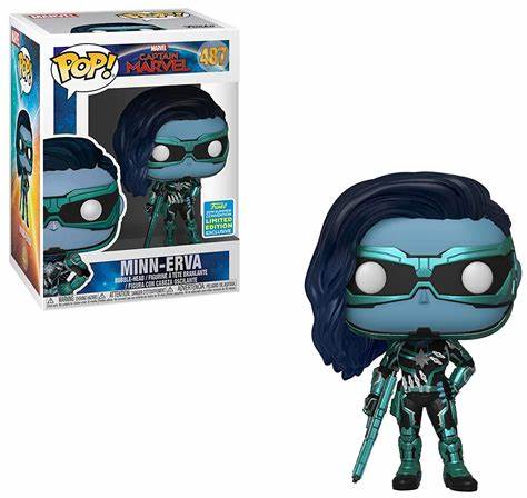 Funko Pop Captain Marvel Minn-Erva 2019 Summer Convention Limited Edition New