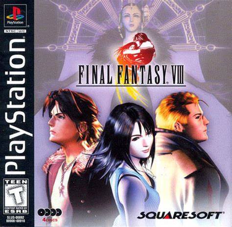 Final Fantasy VIII Black Label PS1 Used