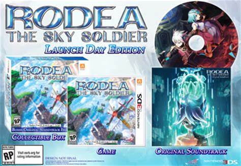 Rodea The Sky Soldier 3DS Launch Edition New