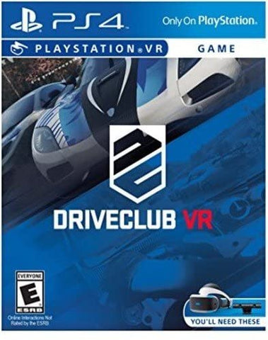 Drive Club VR Required PS4 New