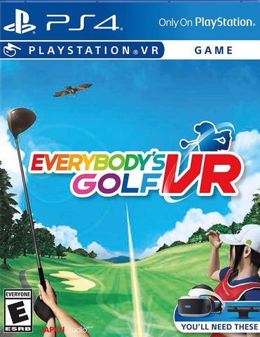 Everybodys Golf VR Required PS4 New