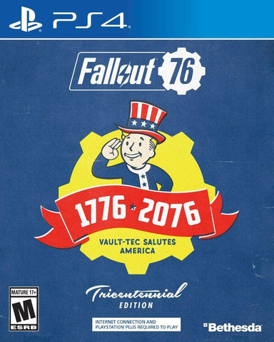 Fallout 76 Tricentennial Deluxe Edition Online Only PS4 New