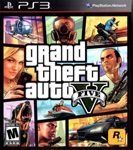 Grand Theft Auto V Black Label PS3 New