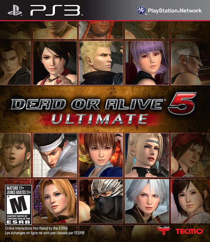 Dead Or Alive 5 Ultimate PS3 Used