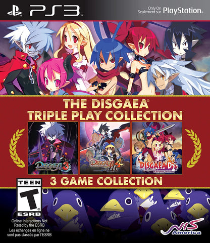 Disgaea Triple Play Collection (Tear in Shrink Wrap) PS3 New