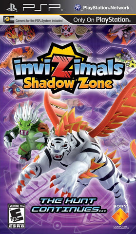 Invizimals Shadow Zone Game Only Camera Required PSP Used