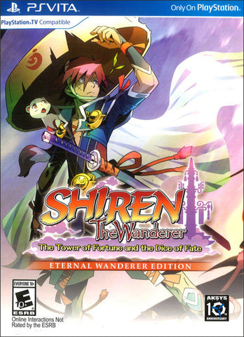 Shiren Wanderer The Tower Of Fortune And The Dice Of Fate Vita New
