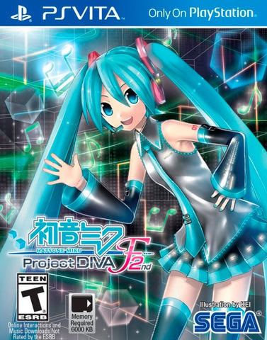 Hatsune Miku Project Diva F 2Nd PS Vita Used