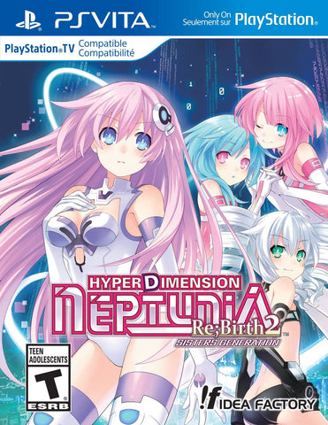 Hyperdimension Neptunia Rebirth 2 Sisters Generation PS Vita Used