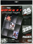 9 Pocket Pages Ultra Pro 25 Pack