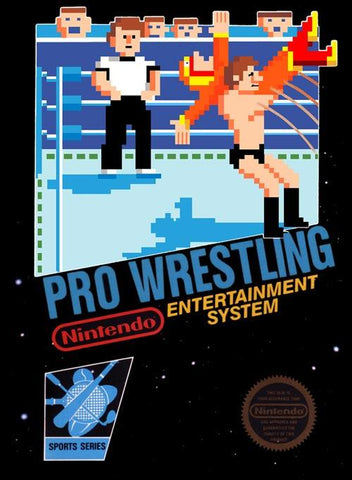 Pro Wrestling NES Used Cartridge Only