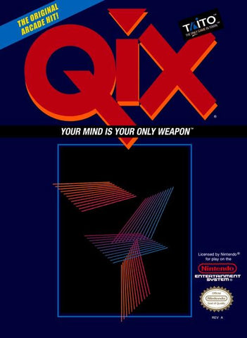 Qix NES Used Cartridge Only