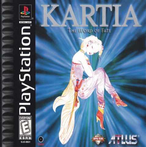 Kartia Word of Fate No Manual PS1 Used