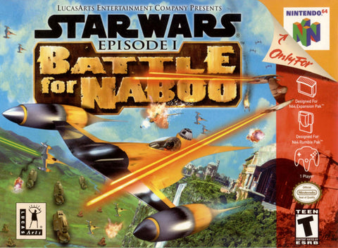 Star Wars Battle for Naboo N64 Used Cartridge Only