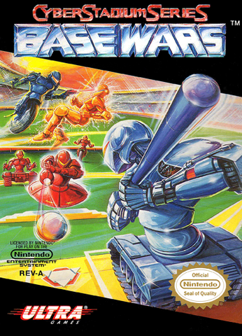 Cyber Stadium Series Base Wars NES Used Cartridge Only