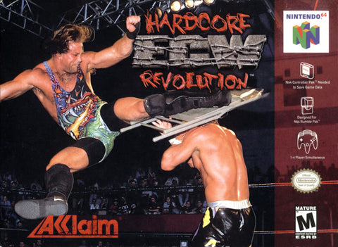 ECW Hardcore Revolution N64 Used Cartridge Only