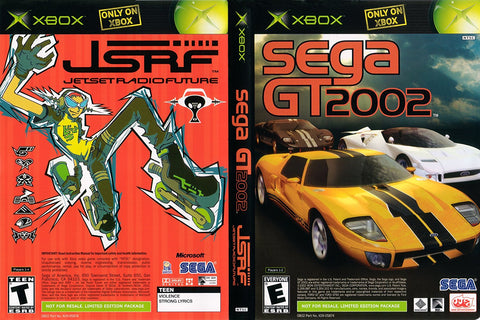 Jet Set Radio Future Sega GT Bundle NTSC Xbox Used