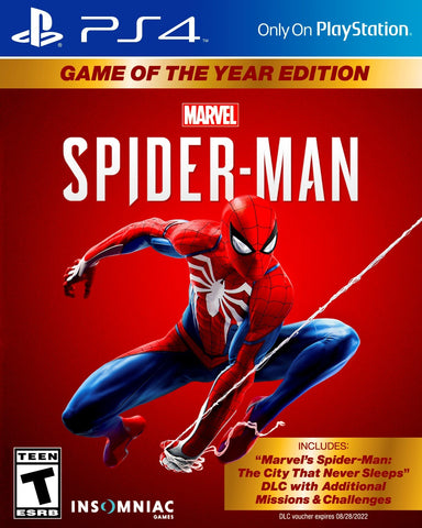 Marvel Spider-Man GOTY PS4 New