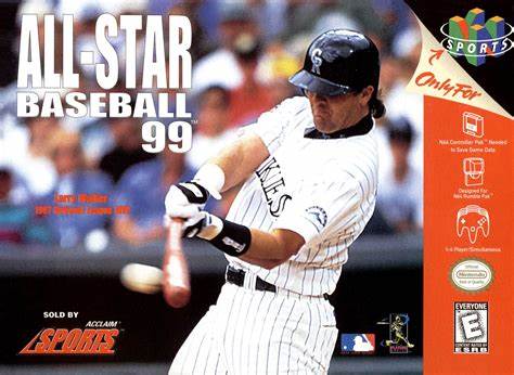 All Star Baseball 99 N64 Used Cartridge Only