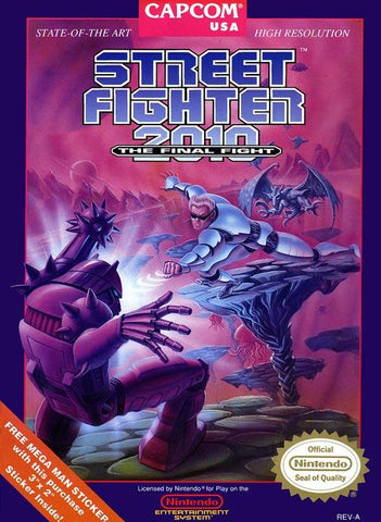 Street Fighter 2010 The Final Fight NES Used Cartridge Only
