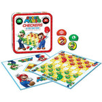 Super Mario Checkers & Tic Tac Toe Collectors Game Set New