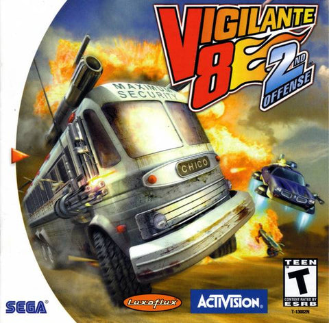 Vigilante 8 Second Offense Dreamcast Used
