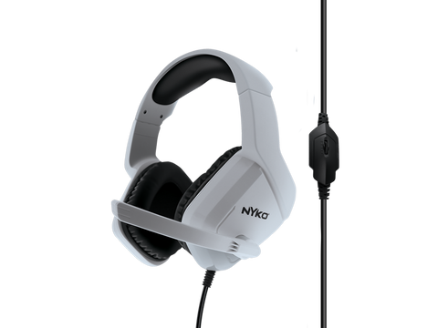 PS5 Headset Wired Nyko 4500 White New