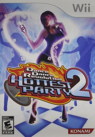 Dance Dance Revolution Hottest Party 2 Game Only Wii Used