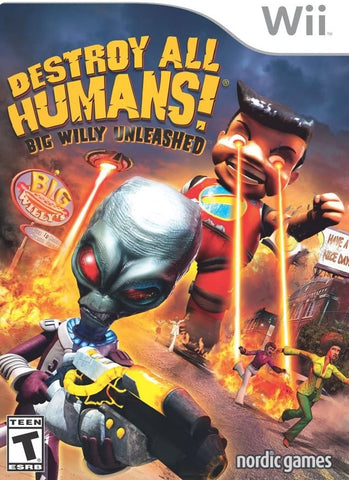 Destroy All Humans Big Willy Unleashed Wii Used