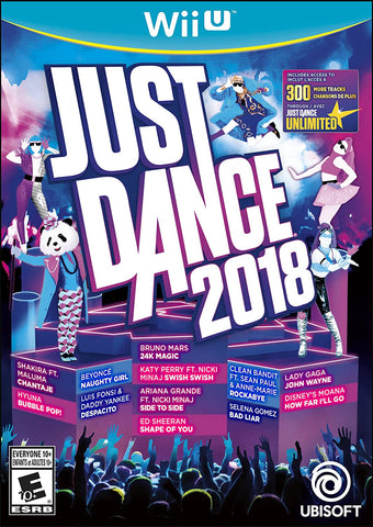 Just Dance 2018 Wii U Used