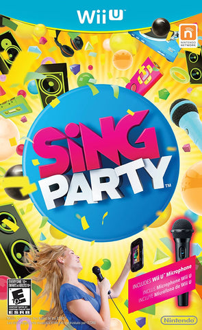 Sing Party Game Only Mic Required Wii U Used