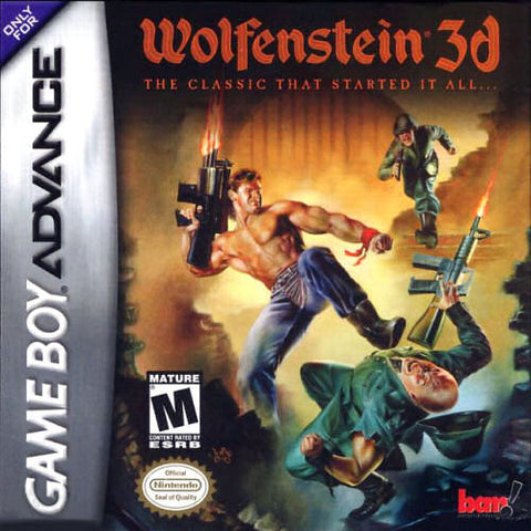 Wolfenstein 3D Gameboy Advance Used Cartridge Only