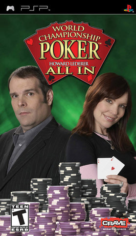 World Championship Poker All In PSP Disc Only Used