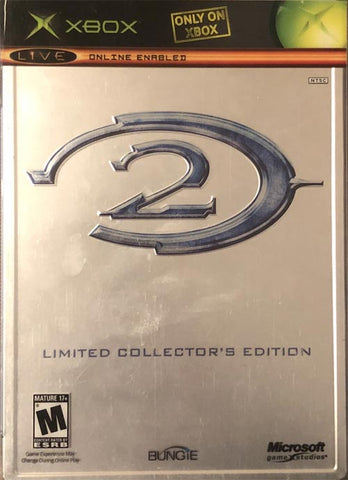 Halo 2 Limited Edition Steelbook Damaged Case NTSC Xbox Used