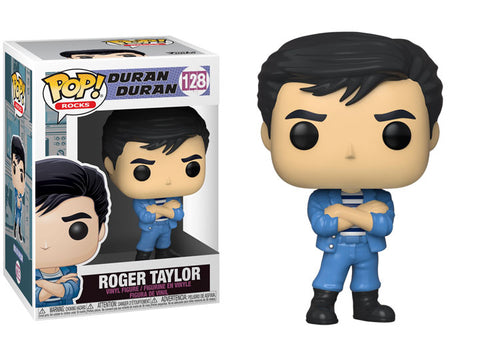 Funko Pop Rocks Duran Duran Roger Taylor Box Has Some Wear New