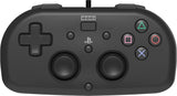 PS4 Controller Wired Hori Mini Gamepad Black New