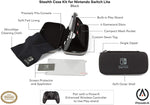 Switch Lite Carry Case BDA Stealth Case Kit Black New