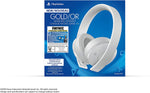 PS4 Headset Wireless Sony Playstation Gold White With Fortnite Neo Versa Bundle New