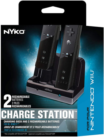 Wii Controller Charge Station Nyko Black New