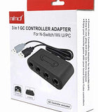 Switch Gamecube Controller Adapter 4 Ports Generic Brand New
